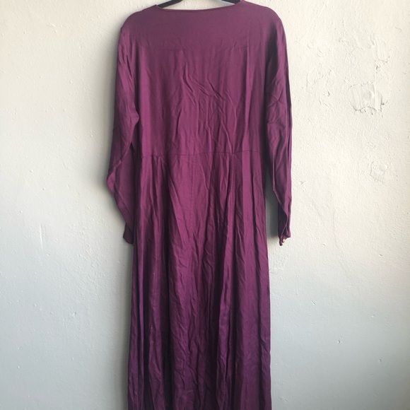 Vintage Passports Pier One Size Large Dress Purple - Picture 6 of 6